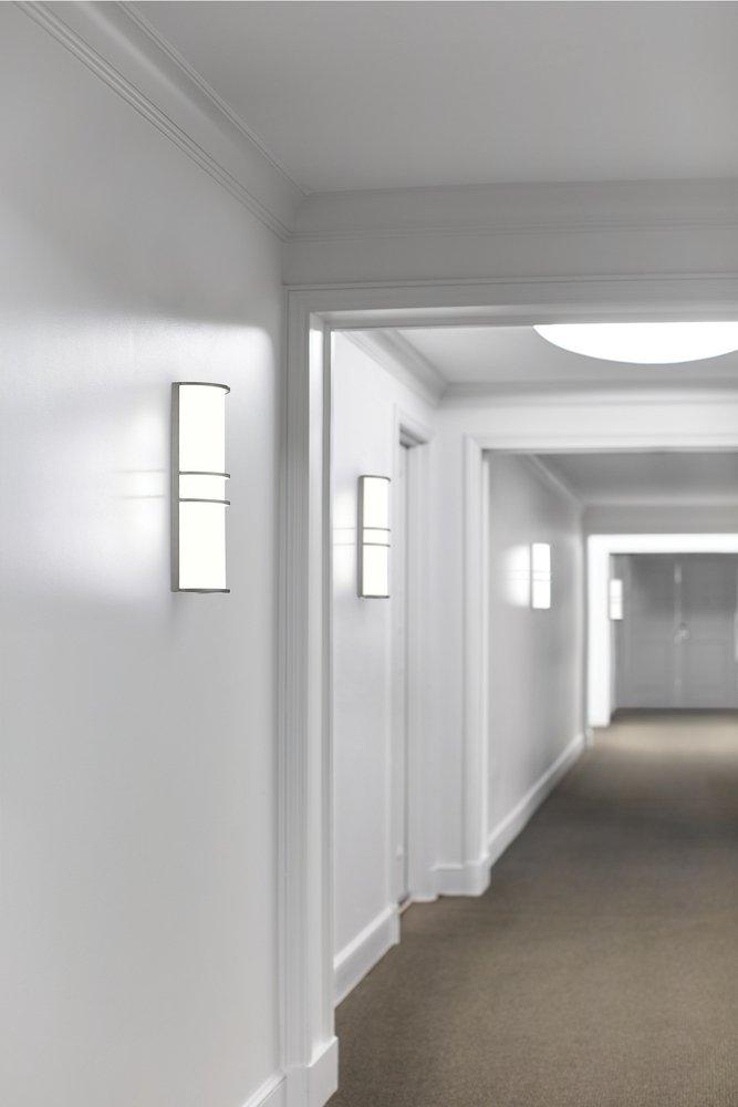 Kichler Lighting Brushed Nickel 22W 1-Light 16 in. Wall Sconce 