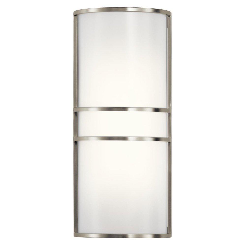 Kichler Lighting Brushed Nickel 22W 1-Light 16 in. Wall Sconce 