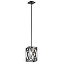 Kichler Lighting Black 75W 1-Light Medium E-26 Incandescent Pendant Light 