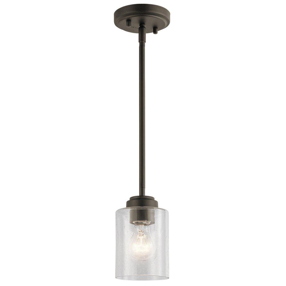 Kichler Lighting Olde Bronze 75W 1-Light Medium E-26 Incandescent Mini Pendant 