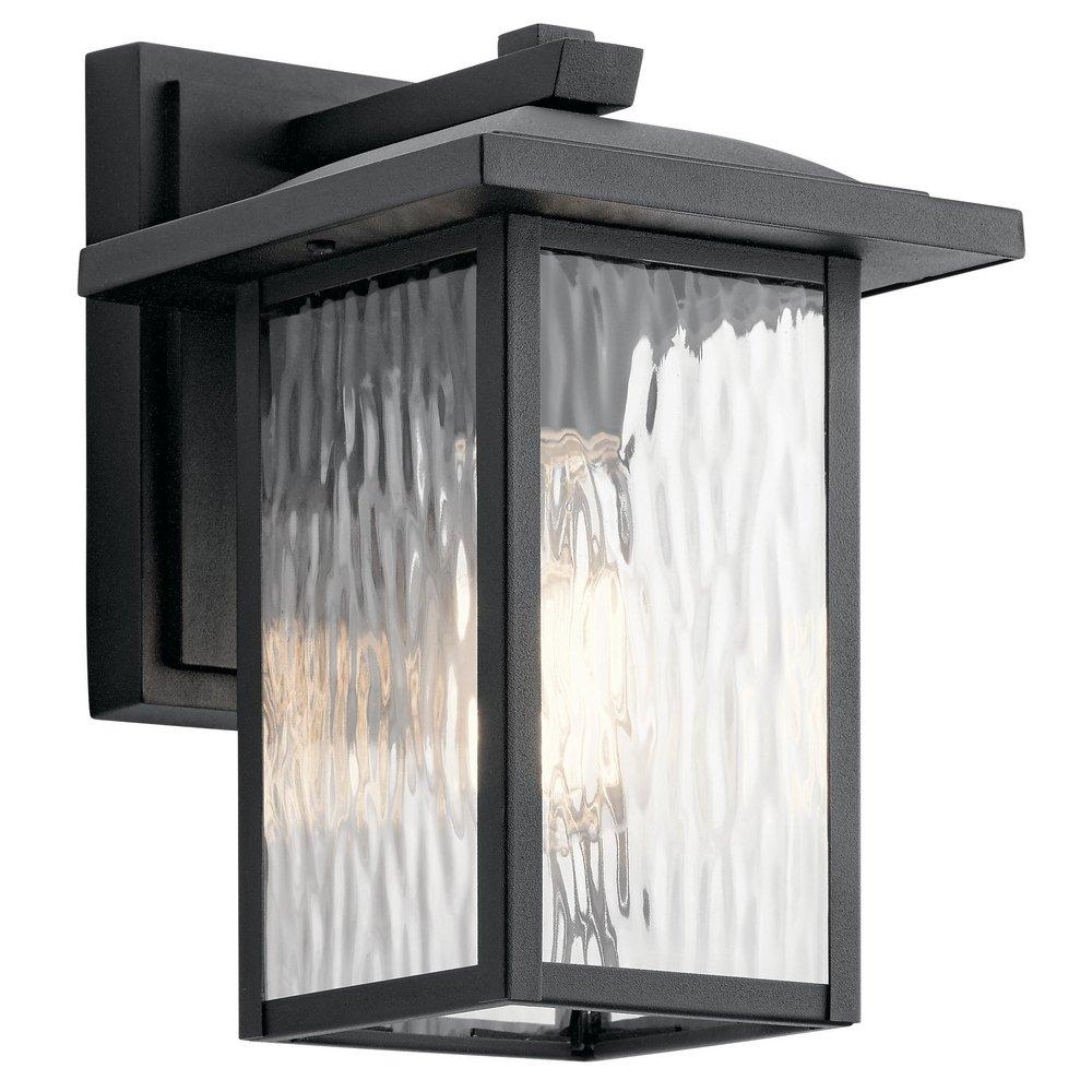 Kichler Lighting Textured Black 60W 1-Light Medium E-26 incandescent Outdoor Wall Sconce 