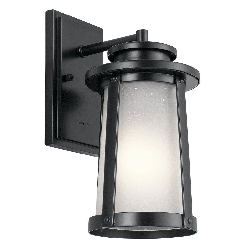 Kichler Lighting Black 60W 1-Light Medium E-26 Incandescent Outdoor Wall Sconce 