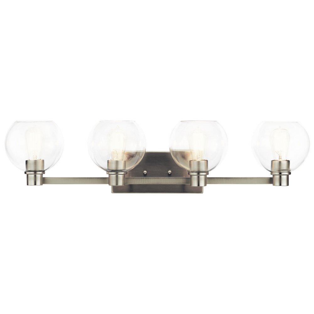 Kichler Lighting Brushed Nickel 75W 4-Light Medium E-26 Incandescent Vanity Fixture 