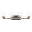 Kichler Lighting Brushed Nickel 75W 4-Light Medium E-26 Incandescent Vanity Fixture 