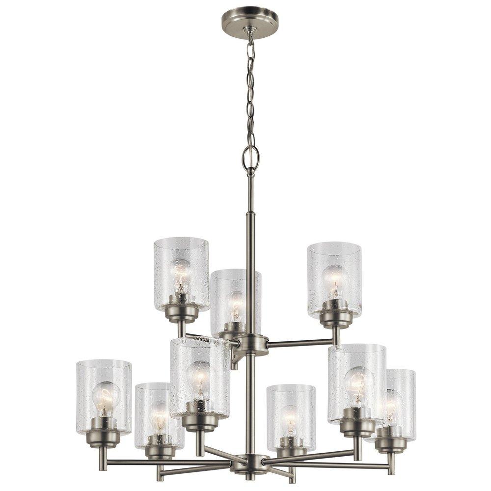Kichler Lighting Brushed Nickel 75W 9-Light Medium E-26 Incandescent Chandelier 