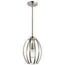 Kichler Lighting Brushed Nickel 75W 1-Light Medium E-26 Incandescent Pendant 