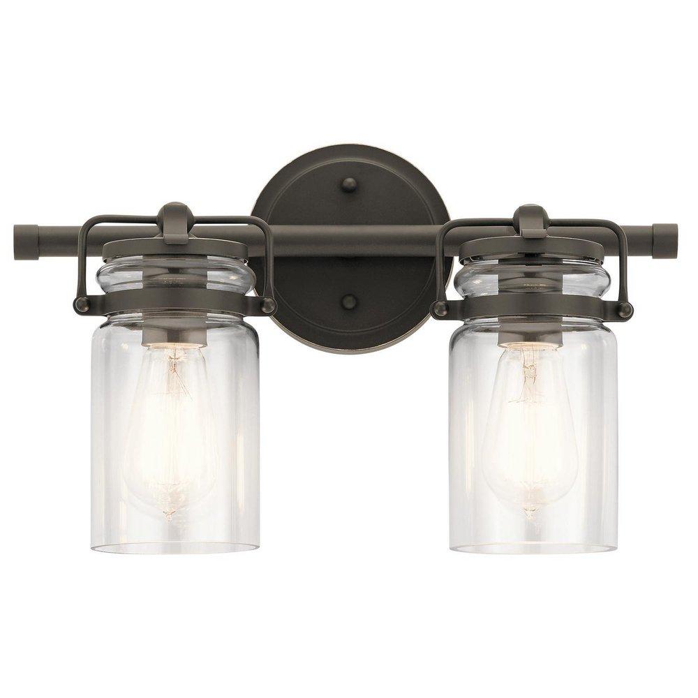 Kichler Lighting Olde Bronze 75W 2-Light Medium E-26 Incandescent Vanity Fixture 