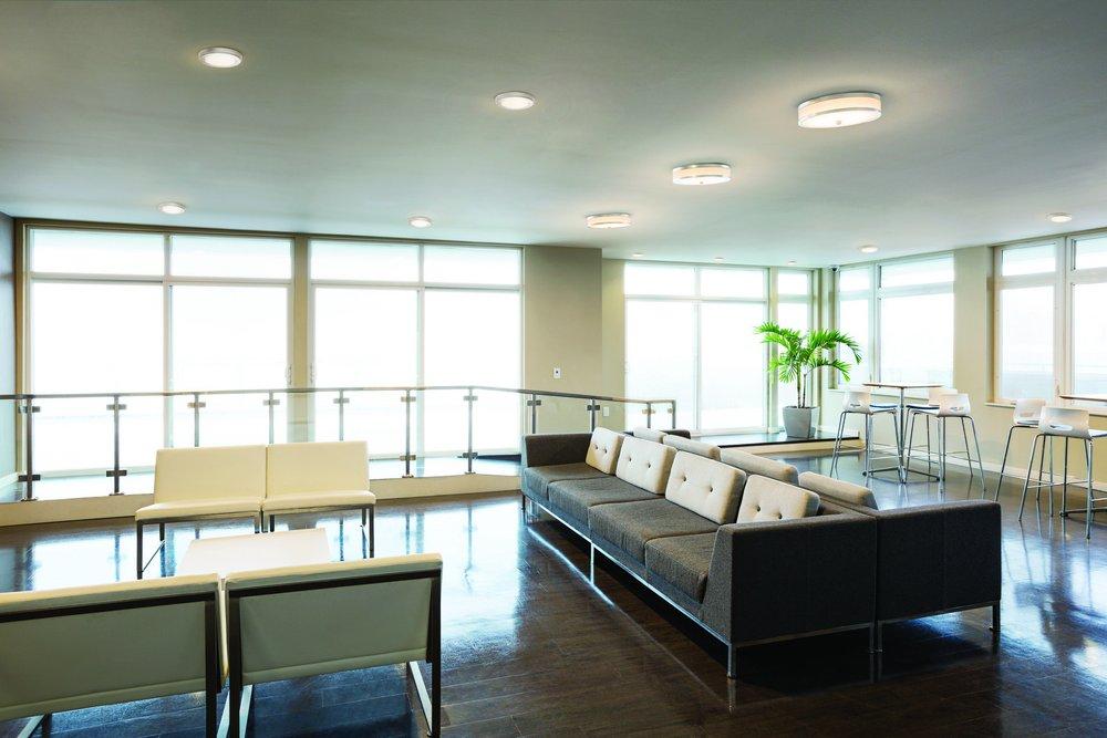 Kichler Lighting Brushed Nickel 15 in. 28.5W 1-Light LED Flush Mount Ceiling Fixture 