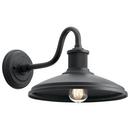 Kichler Lighting Textured Black 100W 1-Light Medium E-26 Incandescent Outdoor Wall Sconce 
