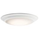 Kichler Lighting White 15W 1-Light 2700 Kelvin Integrated LED Flush Mount Ceiling Fixture 