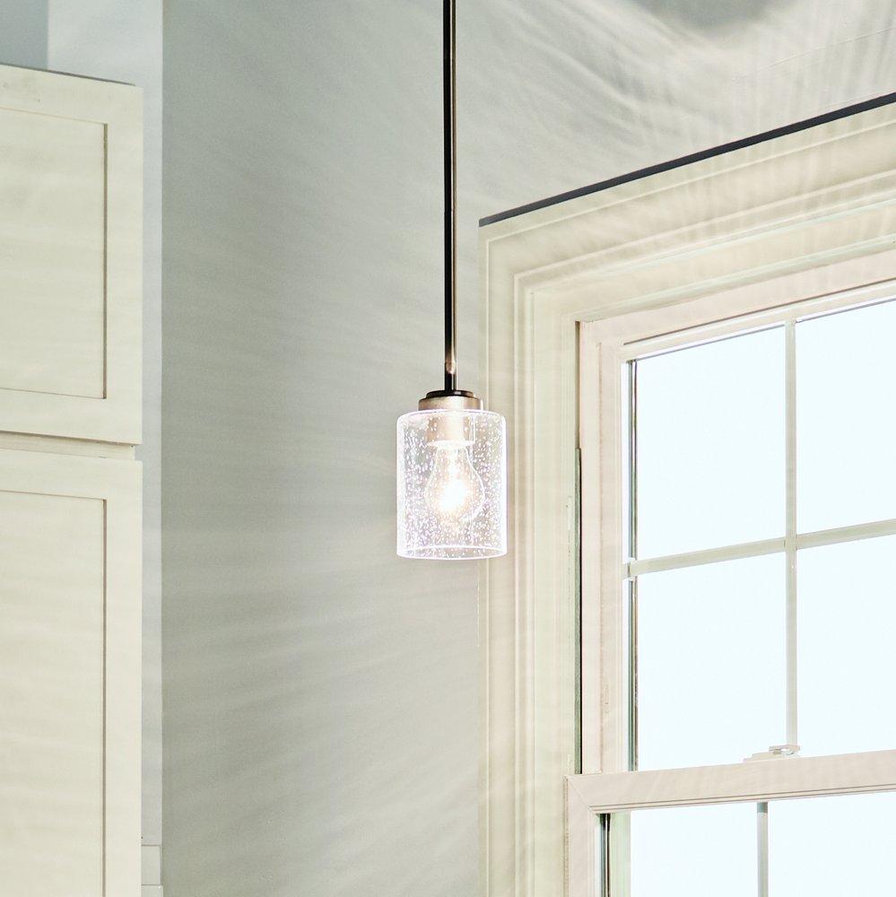 Kichler Lighting Brushed Nickel 75W 1-Light Medium E-26 Incandescent Mini Pendant 