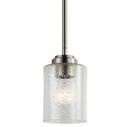 Kichler Lighting Brushed Nickel 75W 1-Light Medium E-26 Incandescent Mini Pendant 
