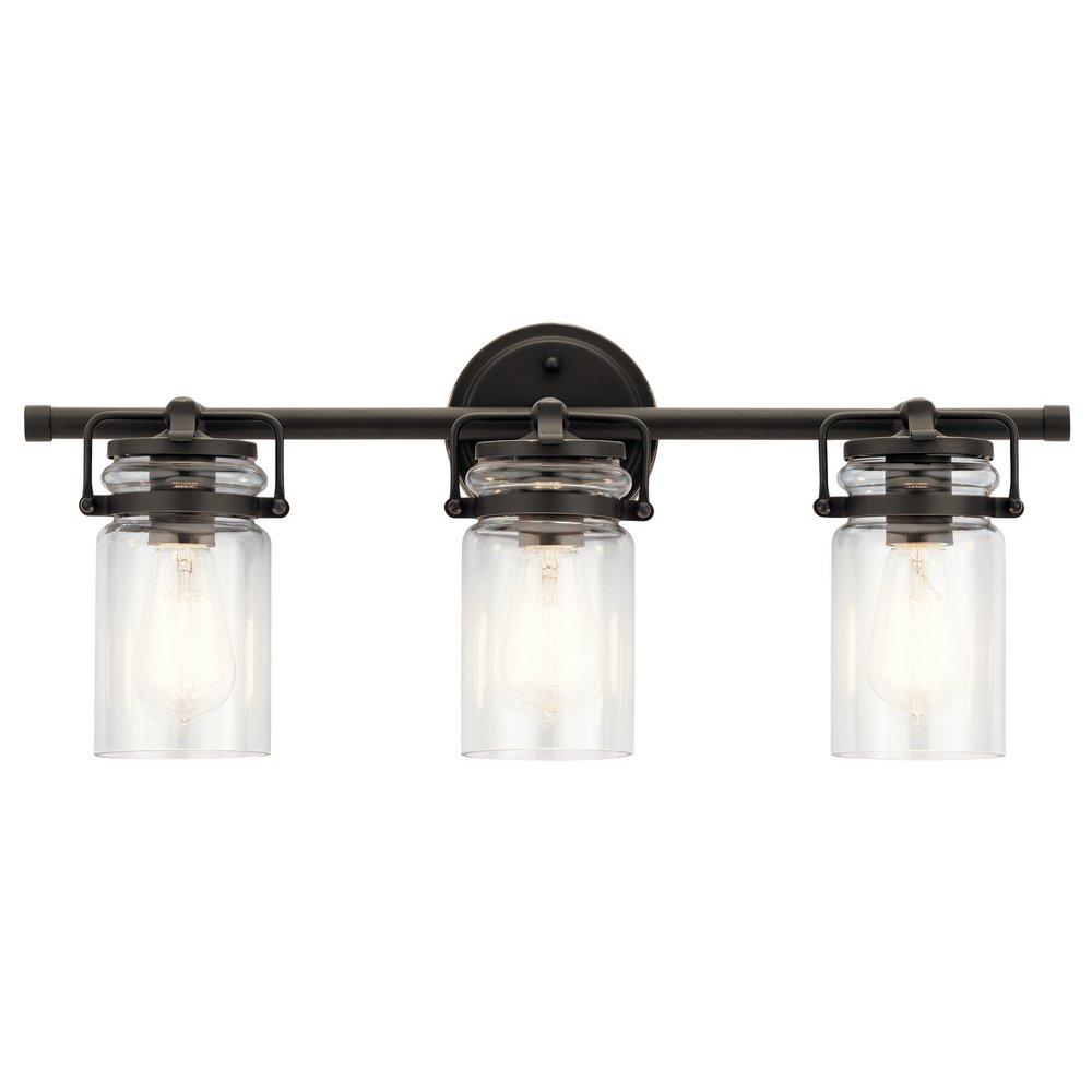 Kichler Lighting Olde Bronze 75W 3-Light Medium E-26 Incandescent Vanity Fixture 