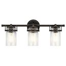 Kichler Lighting Olde Bronze 75W 3-Light Medium E-26 Incandescent Vanity Fixture 