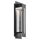 1-Light Outdoor Wall Sconce in Textured Black