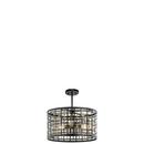Kichler Lighting Black 75W 3-Light Medium E-26 Incandescent Pendant 