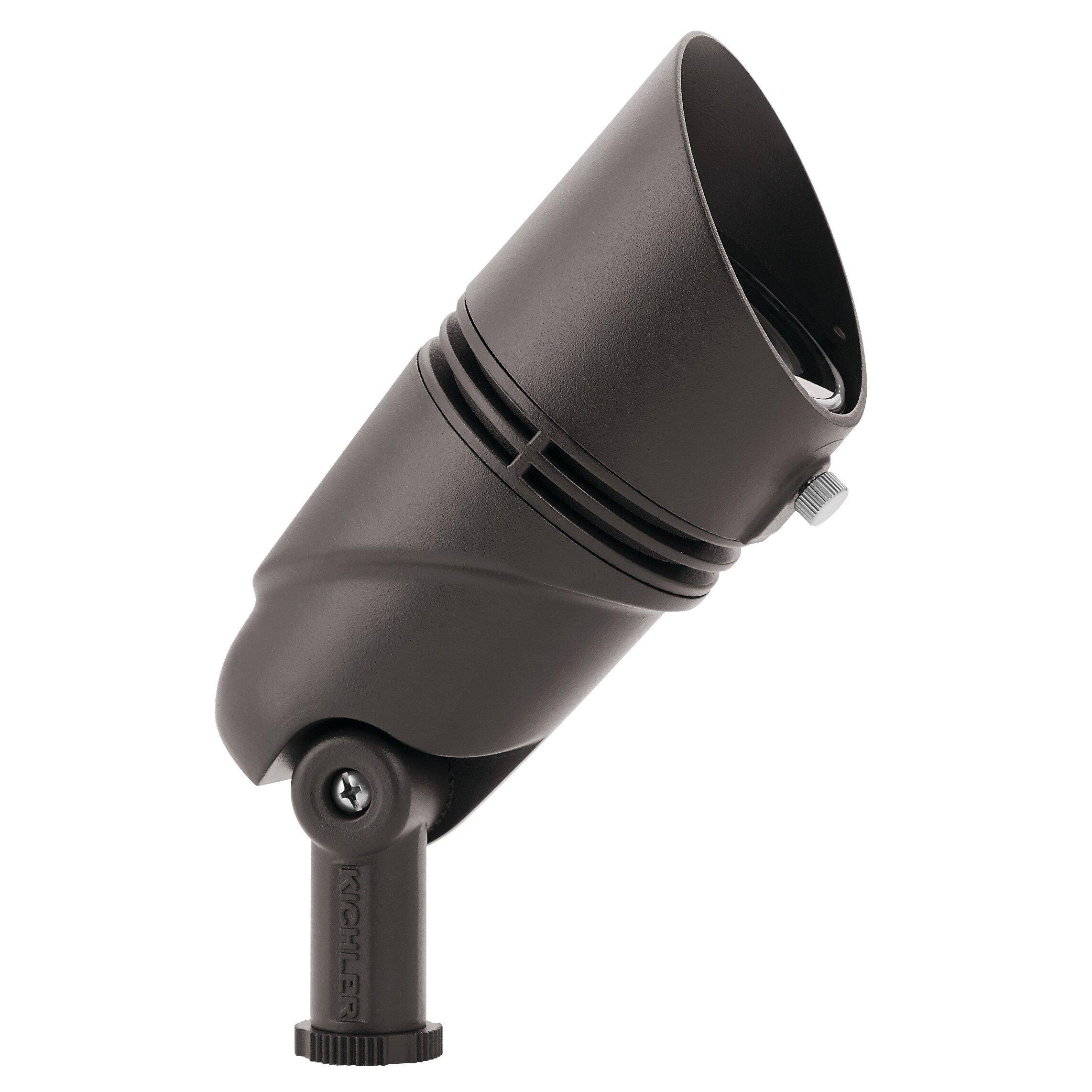 Kichler Lighting Textured Architectural Bronze 12W Variable Lumen Lg Accent 60 Degree Wide Flood 