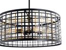 Kichler Lighting Black 5 in. 60W 4-Light Medium E-26 Pendant 