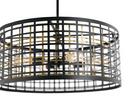 Kichler Lighting Black 5 in. 60W 4-Light Medium E-26 Pendant 