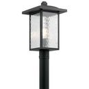 100W 1-Light Medium E-26 Incandescent Post Lamp in Textured Black
