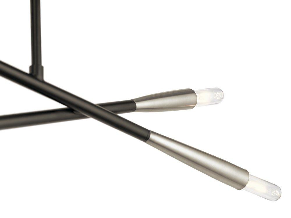 Kichler Lighting Black 60W 4-Light Medium E-26 Incandescent Chandelier 