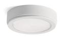 12V 3000 Kelvin 150 Lumens Accent Disc LED Flush Mount Under-Cabinet Light in Textured White