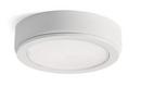 Kichler Lighting Textured White 12V 3000 Kelvin 150 Lumens Accent Disc LED Flush Mount Under-Cabinet Light 