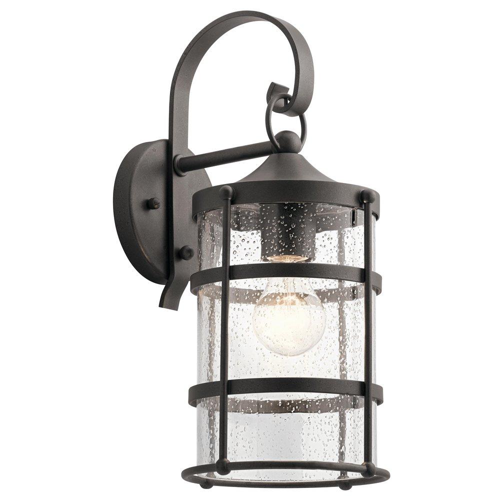 Kichler Lighting Anvil Iron 100W 1-Light Medium E-26 Incandescent Outdoor Wall Sconce 