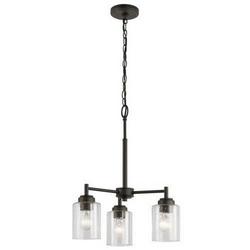 75W 3-Light Medium E-26 Incandescent Chandelier in Olde Bronze