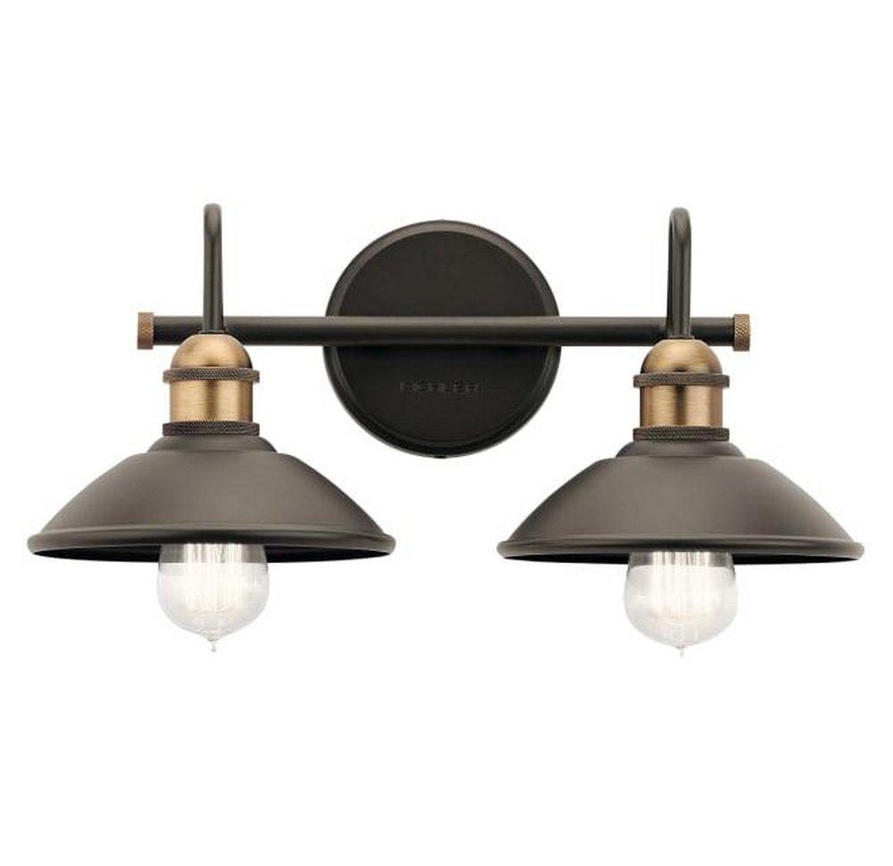 Kichler Lighting Olde Bronze 60W 2-Light Medium E-26 Incandescent Vanity Fixture 