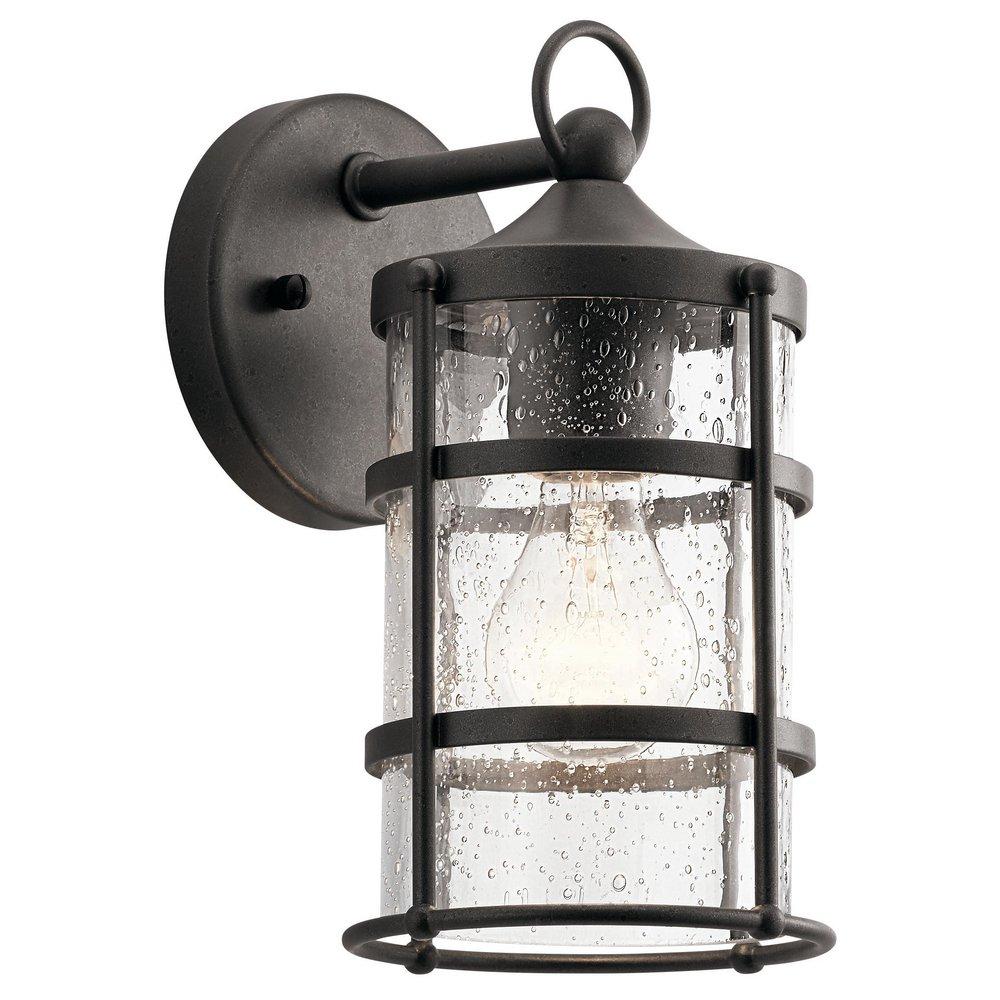 Kichler Lighting Anvil Iron 75W 1-Light Medium E-26 incandescent Outdoor Wall Sconce 