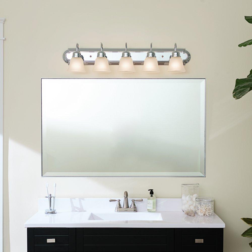 Kichler Lighting Chrome MED 100W BATH 5LT 5 LIGHT CP CHROME 