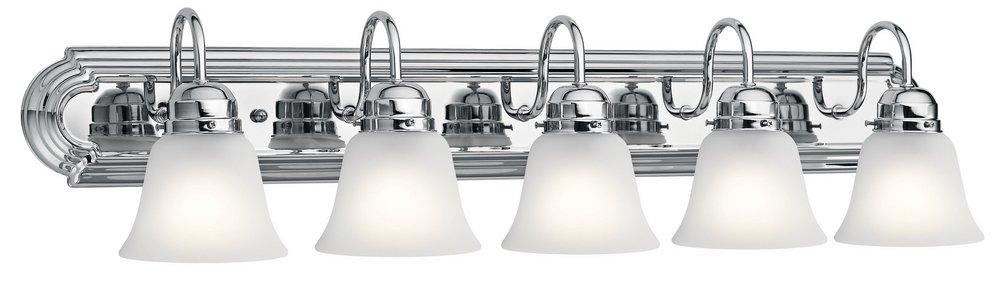 Kichler Lighting Chrome MED 100W BATH 5LT 5 LIGHT CP CHROME 