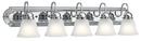 Kichler Lighting Chrome MED 100W BATH 5LT 5 LIGHT CP CHROME 