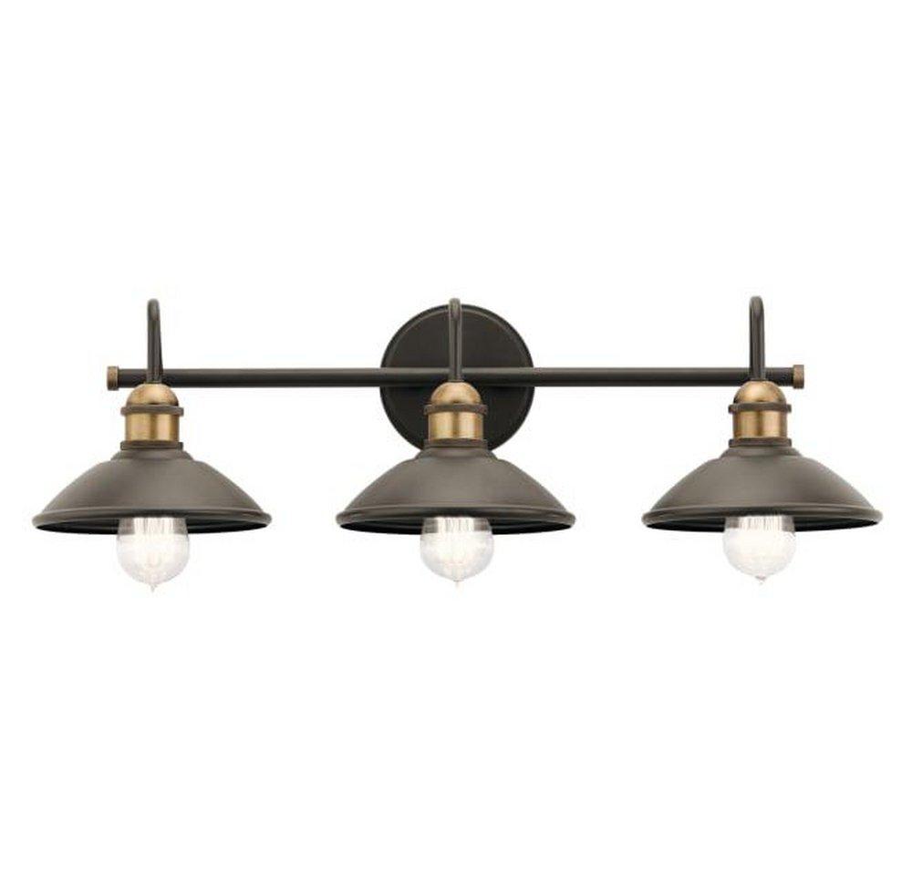 Kichler Lighting Olde Bronze 60W 3-Light Medium E-26 Incandescent Vanity Fixture 