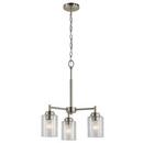 Kichler Lighting Brushed Nickel 225W 3-Light Medium E-26 Incandescent Chandelier 