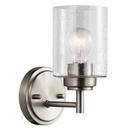 Kichler Lighting Brushed Nickel 60W 1-Light Medium E-26 Incandescent Wall Sconce 