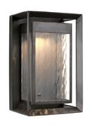 10 x 16-1/4 in. 26W 1-Light Integrated LED Outdoor Wall Sconce in Antique Bronze