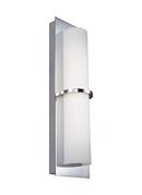 10W 1-Light LED Wall Sconce in Polished Chrome