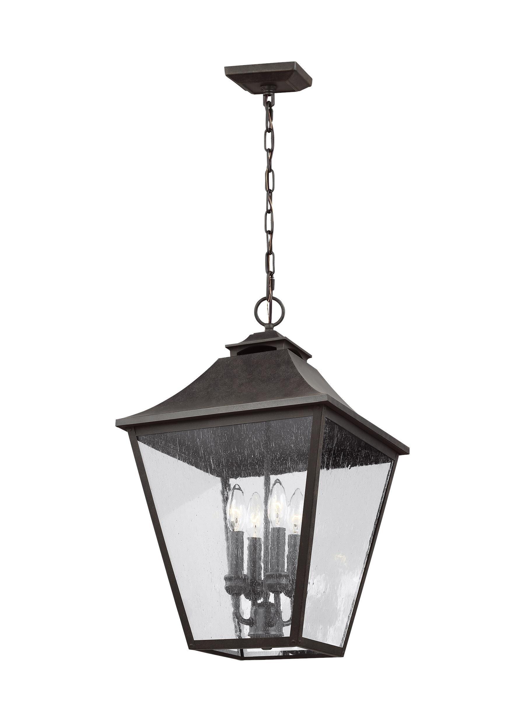 Visual Comfort & Co. Studio Sable 60W 4-Light Candelabra E-12 Outdoor Pendant 