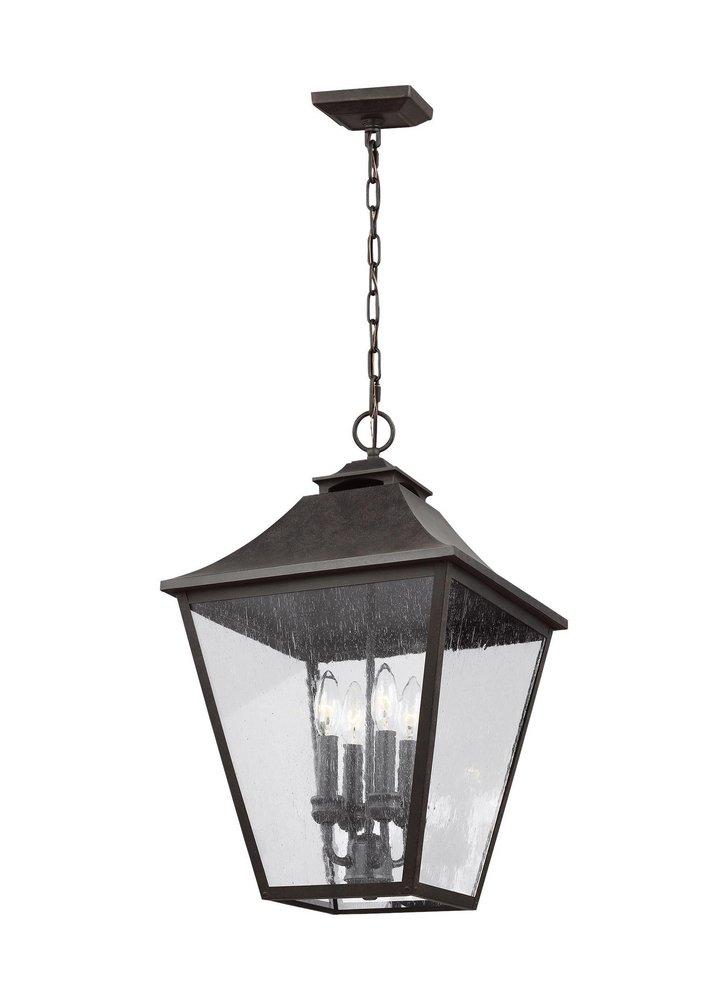 Visual Comfort & Co. Studio Sable 60W 4-Light Candelabra E-12 Outdoor Pendant 
