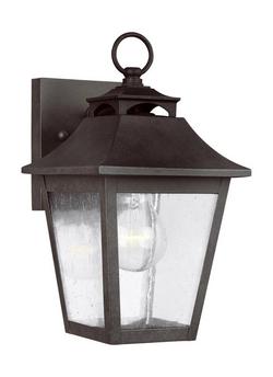 75W 1-Light Medium E-26 Incandescent Outdoor Wall Sconce in Sable