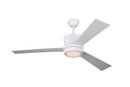 52 in. 43W 3-blade 1-Light Ceiling Fan in Matte White