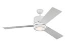 Visual Comfort & Co. Fan Matte White 56 in. 64W 3-blade 1-Light Ceiling Fan 