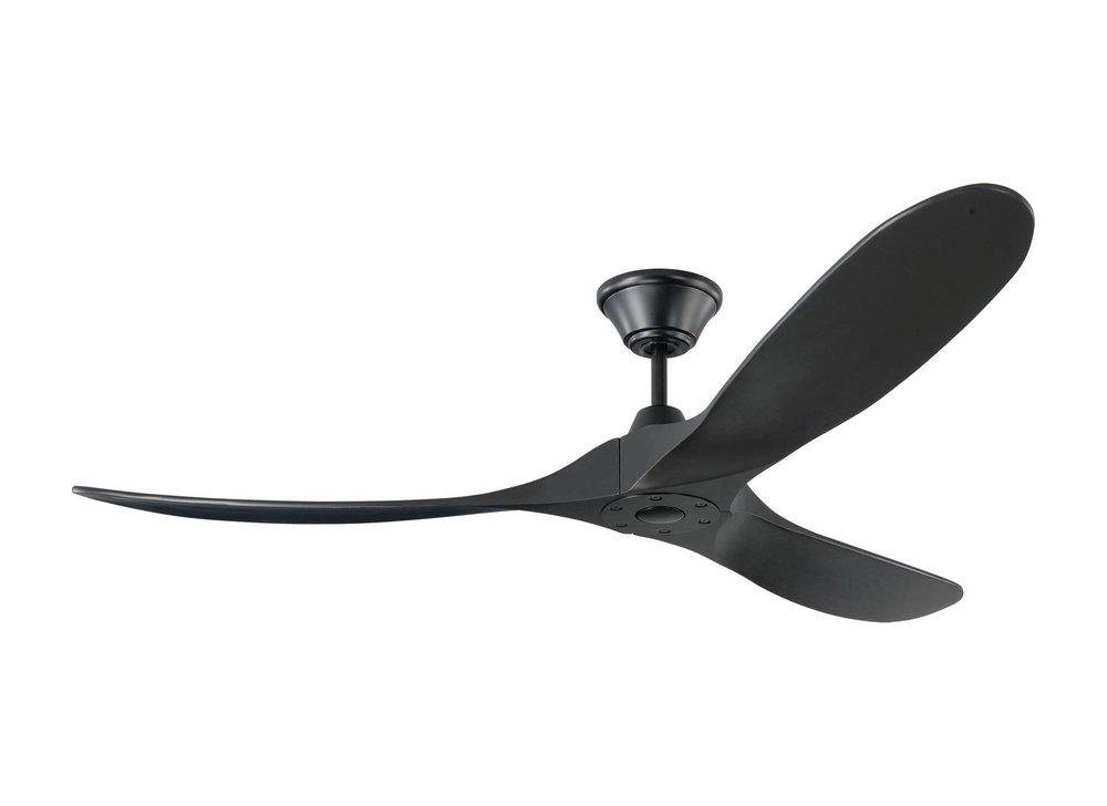 Visual Comfort & Co. Fan Matte Black 60 in. 27W 3-blade Ceiling Fan 