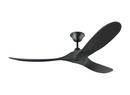 Visual Comfort & Co. Fan Matte Black 60 in. 27W 3-blade Ceiling Fan 