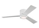 56 in. 64W 3-blade 1-Light Ceiling Fan in Matte White