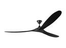 Visual Comfort & Co. Fan Matte Black 26W LED 3-Blade Ceiling Fan 