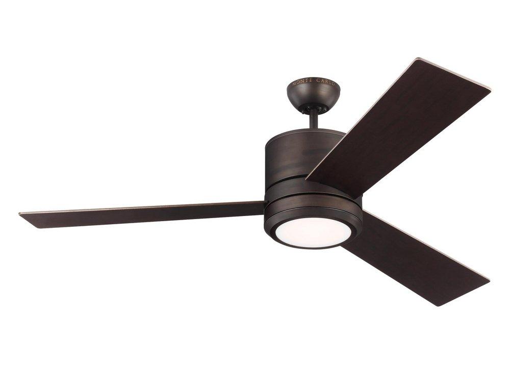 Visual Comfort & Co. Fan Roman Bronze 56 in. 64W 3-blade 1-Light Ceiling Fan 