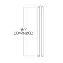 Visual Comfort & Co. Fan Aged Pewter Downrod in Aged Pewter 